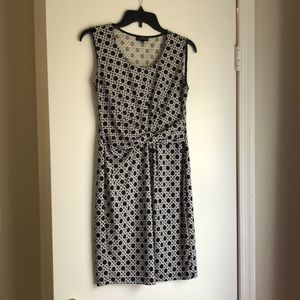 🛍️DONATED | The Limited | Sleeveless Blue and White Dress